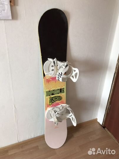 Сноуборд С Креплениям 150см atom В Хорошем Сос