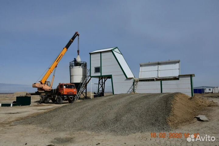 Бетонный завод зимний 30 м3