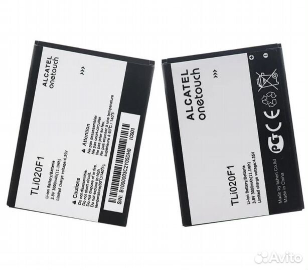 Аккумулятор для телефона Alcatel TLi020F1/TLi020F