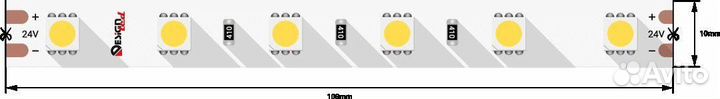Светодиодная влагозащищенная лента DesignLed 14,4