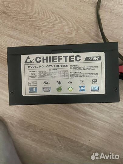 Блок питания chieftec 750w