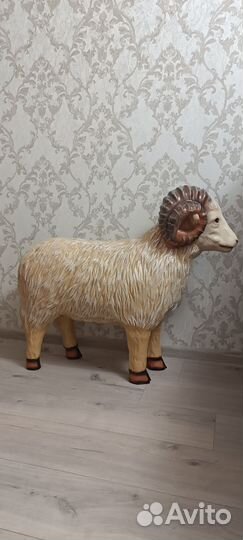 Садовая фигура Баран полистоун