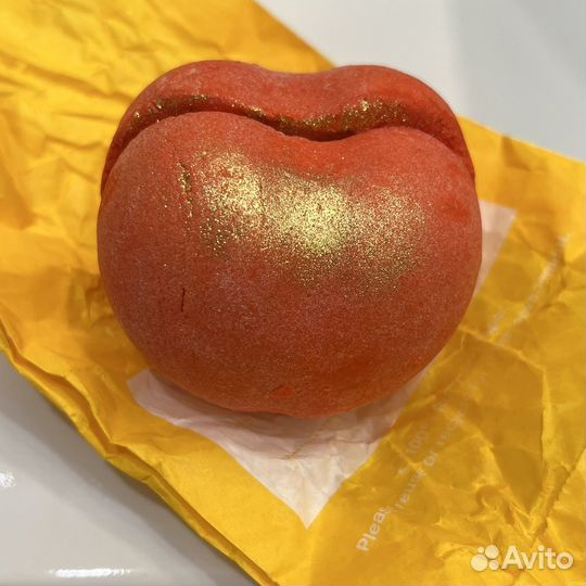 Lush пена для ванны apple crumble