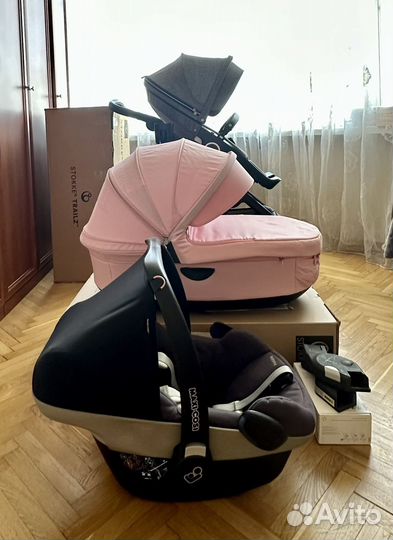 Коляска stokke trailz 3 в 1