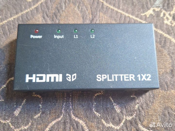 Hdmi Разветвитель hdmi Splitter 1х2 разветвитель