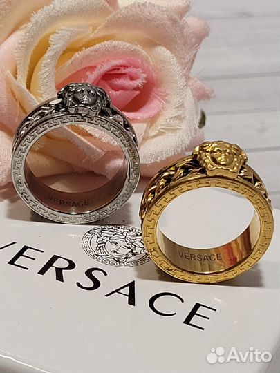 Кольцо Versace Премиум качество