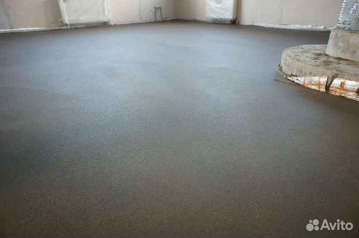 Механизированная стяжка пола. Высокое качество
