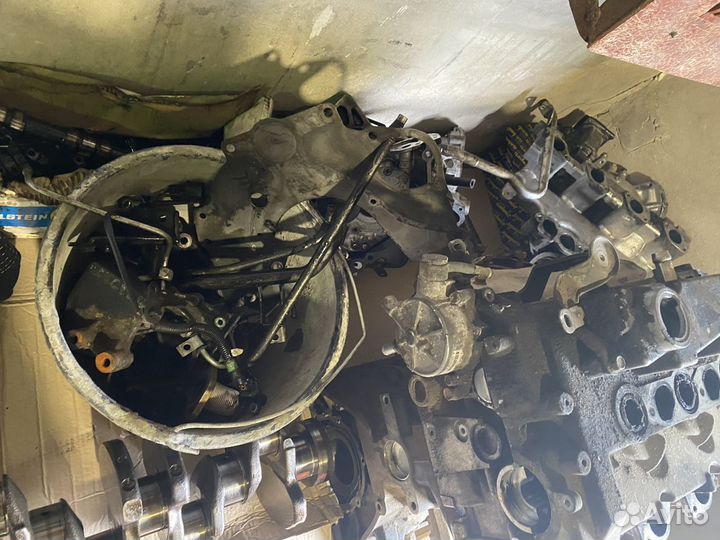 Двигатель в разборе 4d56