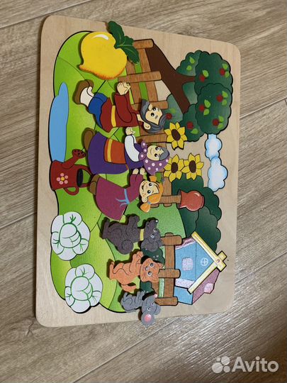 Деревянные пазлы