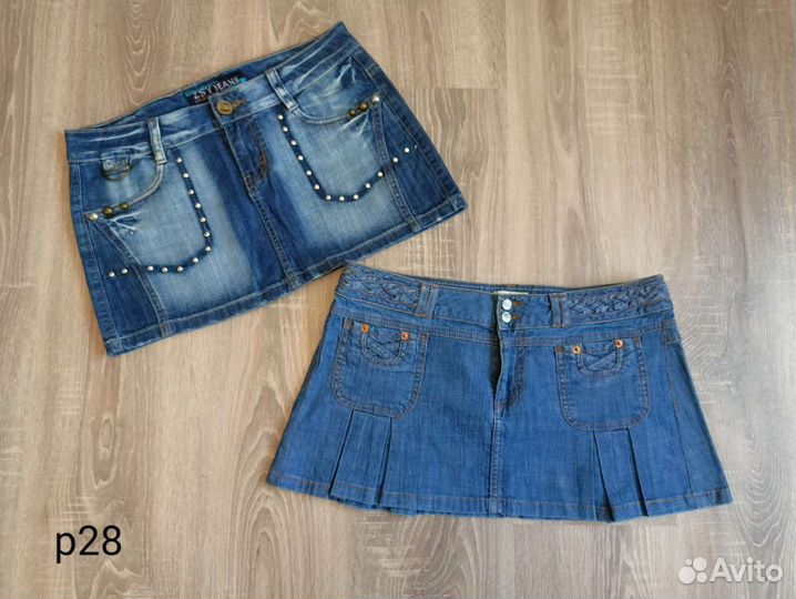 Юбки джинсовые