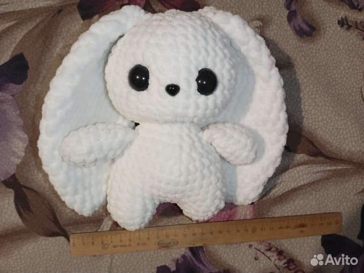 Вязаный зайчик