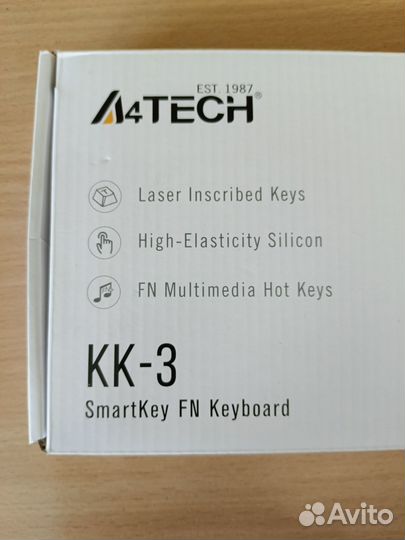 Клавиатура A4Tech KK-3 черный USB