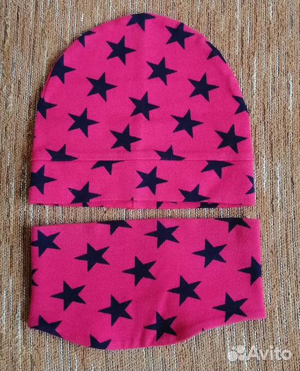 Шапка и снуд р.48-50