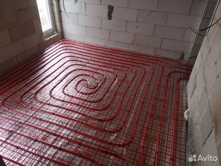 Тёплые полы, водоснабжение и водоотведение