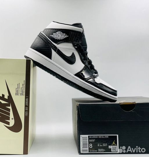 Кроссовки Air Jordan 1 Mid SE All Star