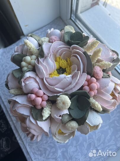 Сладкие букеты из зефира