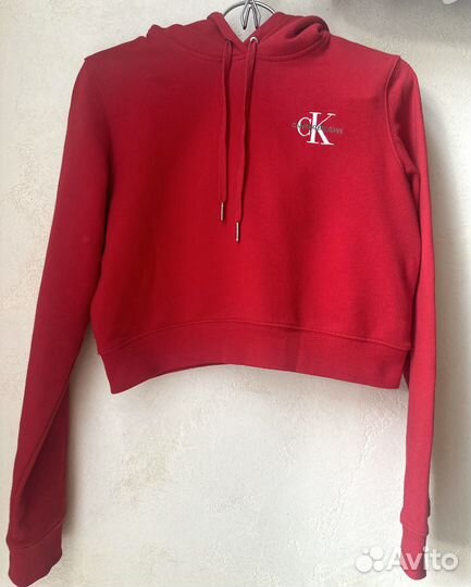 Худи укороченная Calvin Klein Jeans xs оригинал