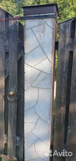 Декоративные столбы для забора