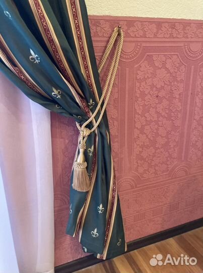 Комплект штор с карнизом для зала, кабинета