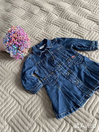 Джинсовое платье для девочки