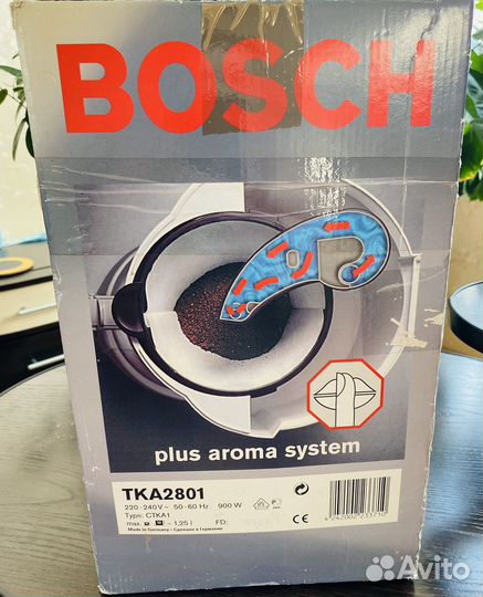 Кофеварка Bosch TKA2801 новая/Германия