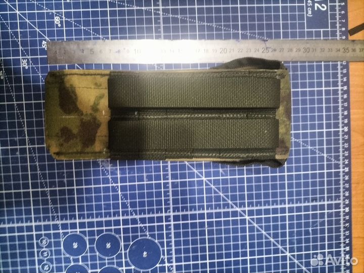 Подсумок для Ак закрытый на 2 магазина мох