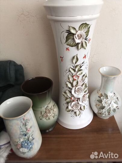 Ваза для цветов, корзинки для декора и поделок