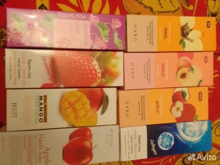 Корейские кремы для рук 100г распродажа