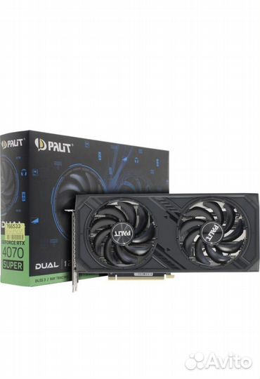 Новая Nvidia Palit RTX 4070 Super 12 GB