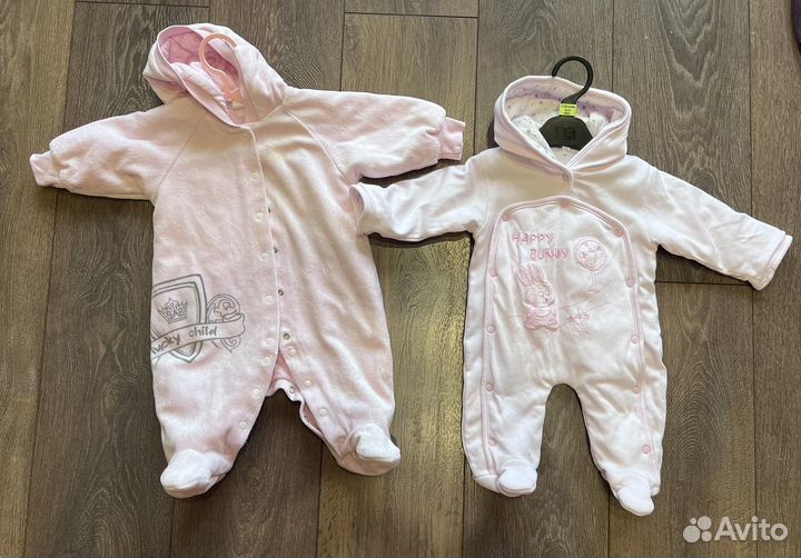 Одежда пакетом для девочки от 62 до 74 mothercare