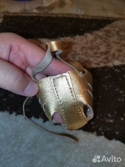 Кажаный намордник для мелких собак