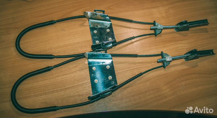 Крепления лыжные тросиковые Бойцовские нерж./титан