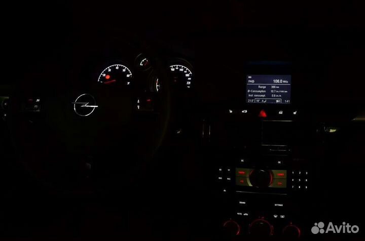 Пересвет салона Astra H, J, Skoda, Hyundai,Kia