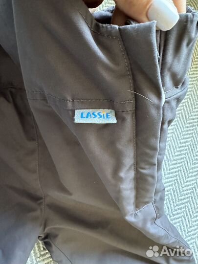 Полукомбинезон зимний и шапка 86 92 Lassie