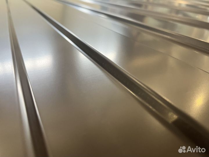 Профнастил коричневый