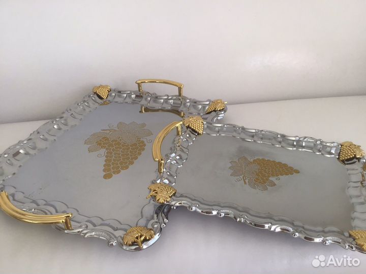 Набор сервировочных подносов 2 шт