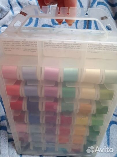 Нитки для шитья и вышивания 80 цветов