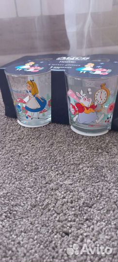 Бокалы Алиса в стране чудес (4 шт) Disney