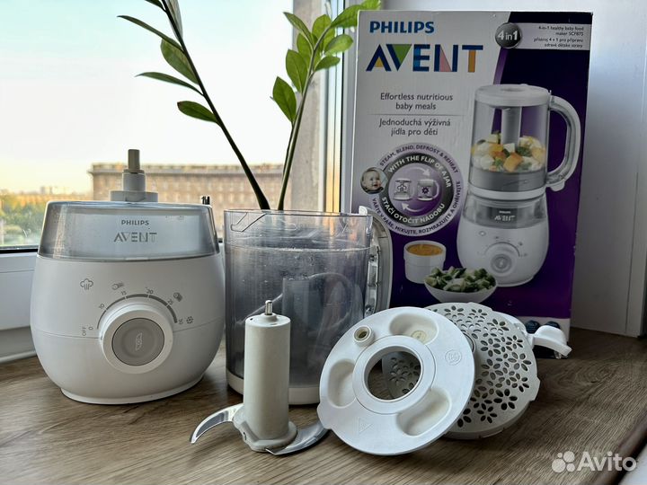 Блендер пароварка Philips Avent 4в1