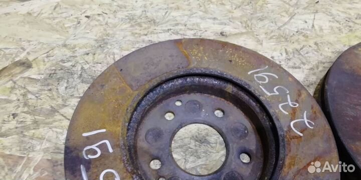 Диски тормозные (комплект) перед. Mercedes-Benz