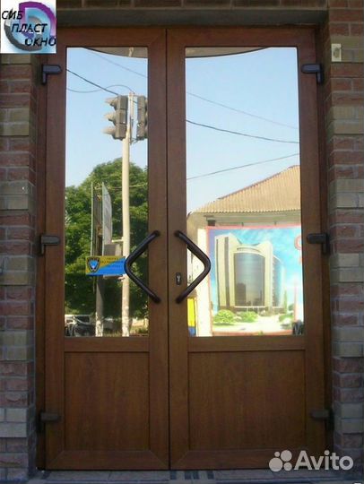 Дверь входная алюминиевая