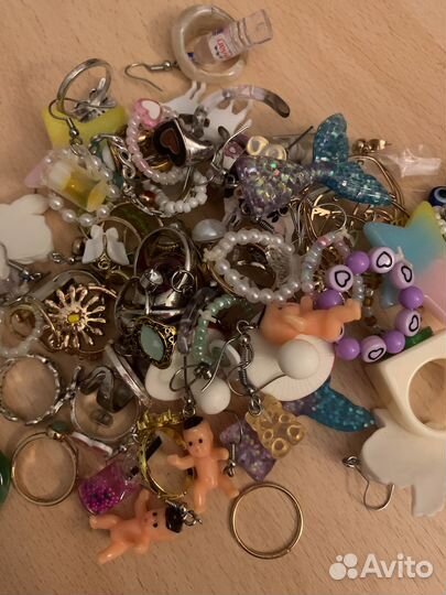 Сережки бижутерия