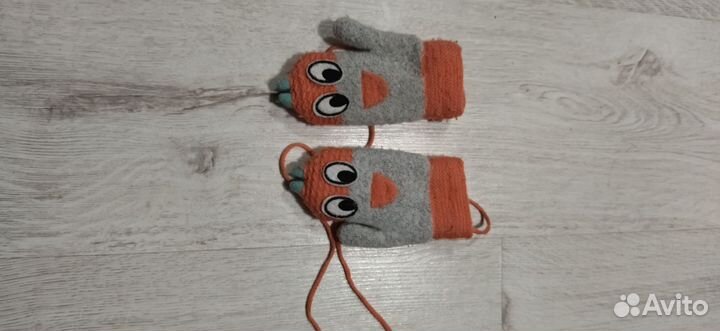 Варежки, шапка