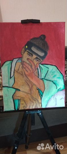 Картина акрилом на холсте
