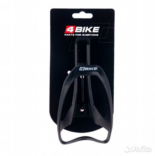 Флягодержатель, пластик 4bike 051, чёрный, в инд