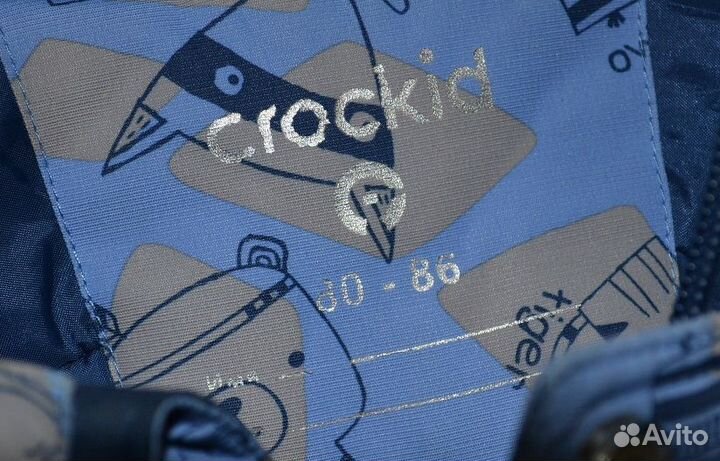 Детский комбинезон Crockid фирменный 80-86 демисез