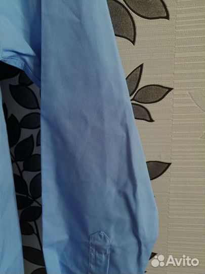 Рубашка новая голубая 13 лет