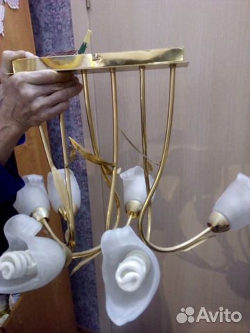 Люстра потолочная подвесная бу