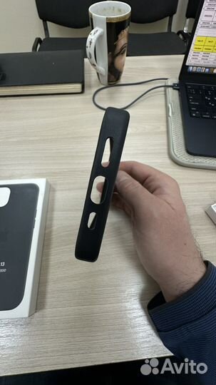 Оригинал кожаный чехол на iPhone 13 magsafe