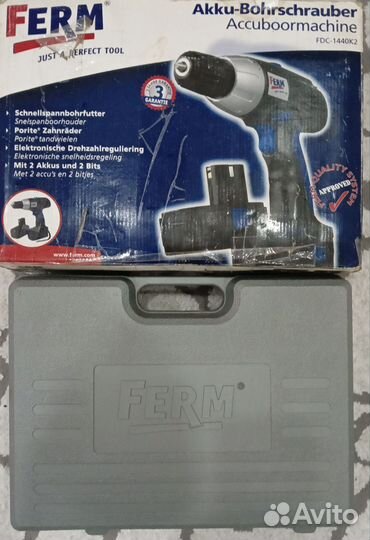 Шуруповёрт Ferm б/у